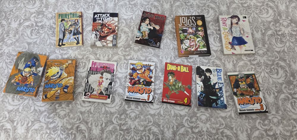 Manga NOI - Naruto, JoJo, Jujutsu, Attack on Titan etc.