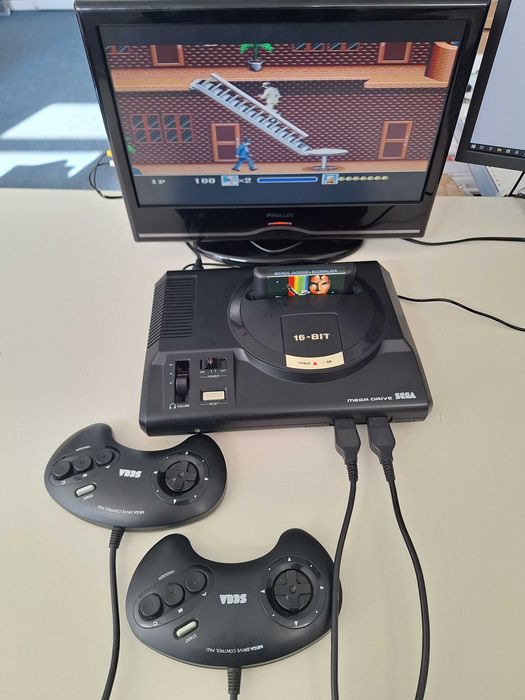 Original Genesis Sega Mega Drive Retro Game Console 16 Bit, No 1601-18