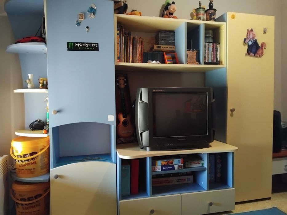 Секция+бюро+легло с повдигащ се механизъм