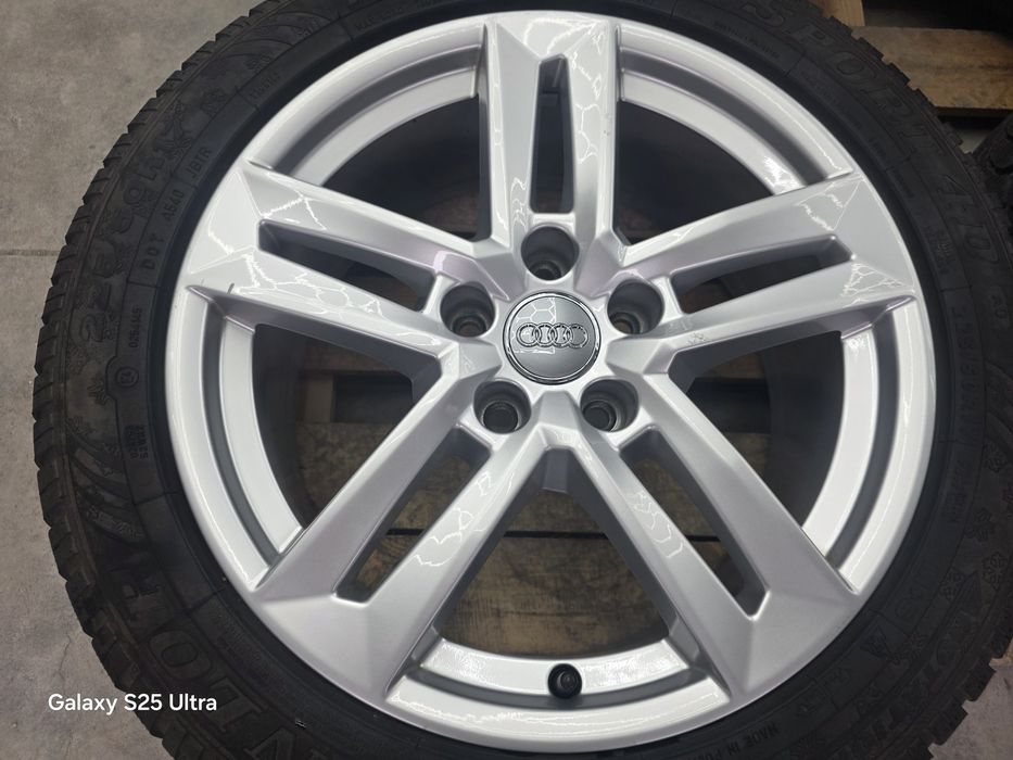 Лети джанти 17ки 5х112 Audi + зимни гуми 225/50/17 Dunlop