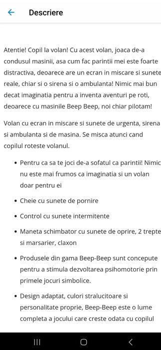 Volan cu activitati,Imaginarium