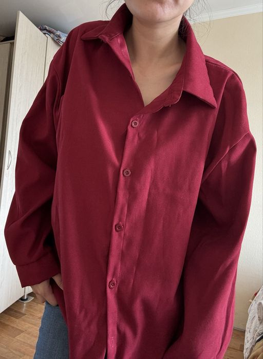 продам рубашку бордо
