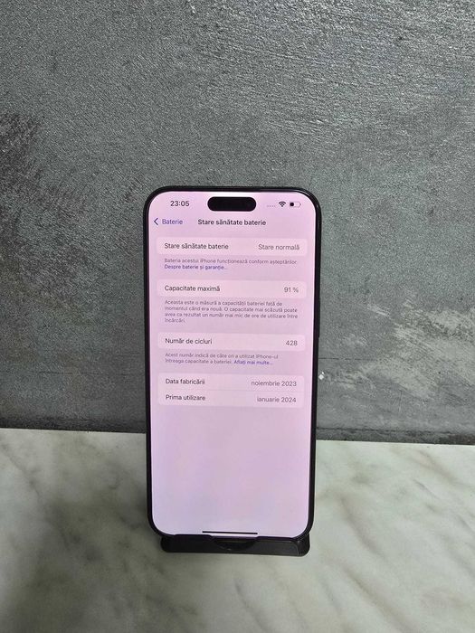 iPhone 15 Pro Max 256GB Baterie 91% Bmg Amanet 101875