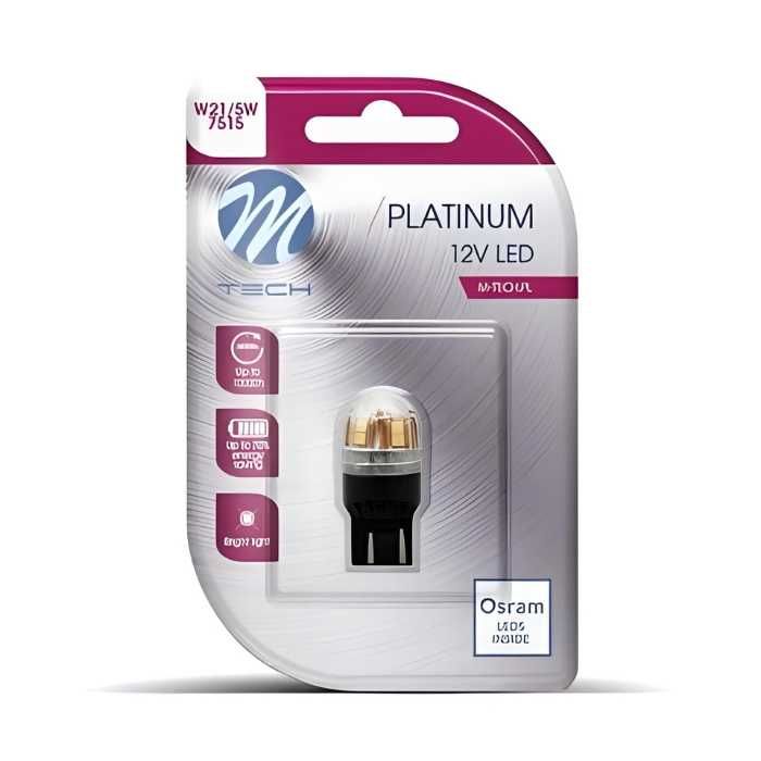 LED Диодна Крушка М-ТЕХ W21/5W 12-24V П905