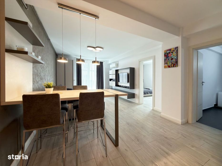 Mamaia-Sat-Apartament cu 2 camere  mobilat utilat,  termen lung.