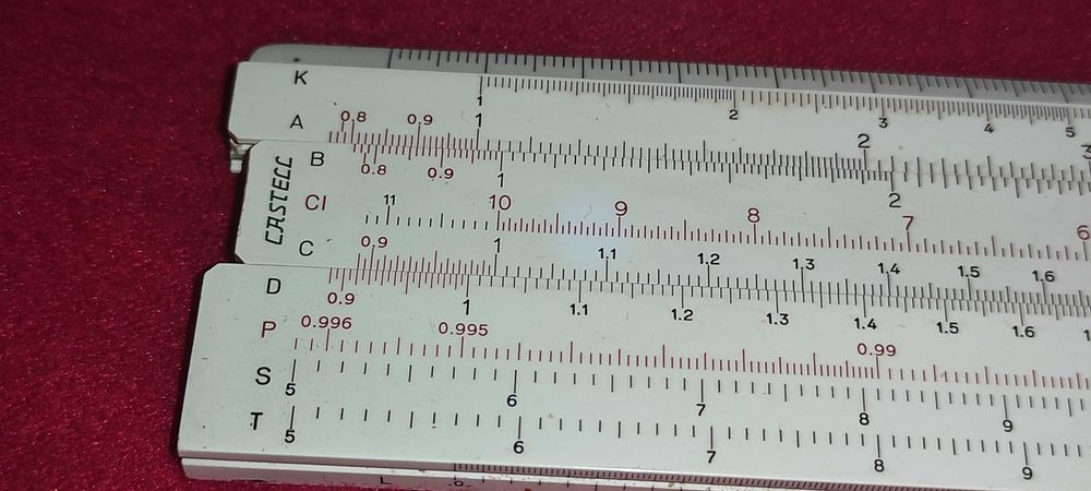 rigla de calcul germana de colectie FABER CASTELL lungime 30 cm