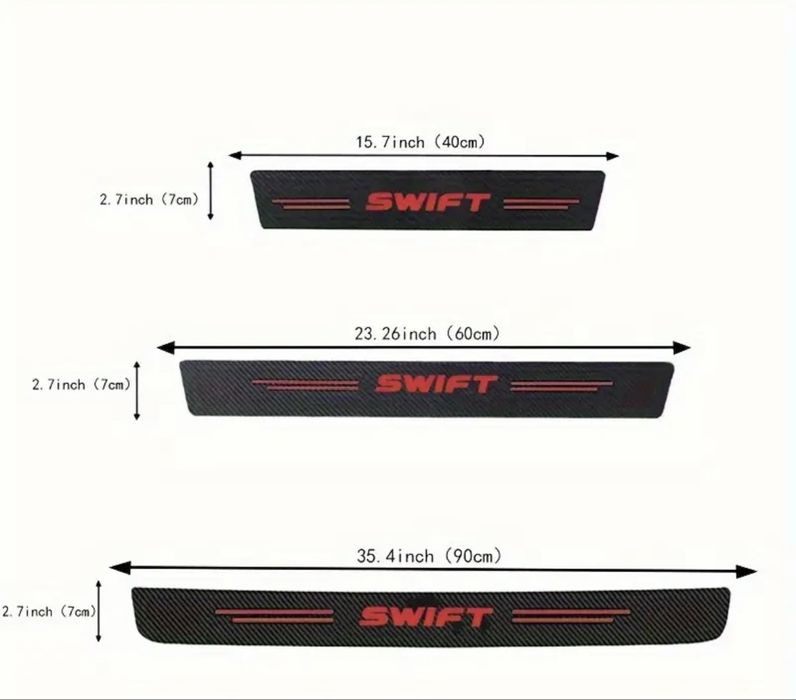 Комплект стикери за прагове, Suzuki Swift