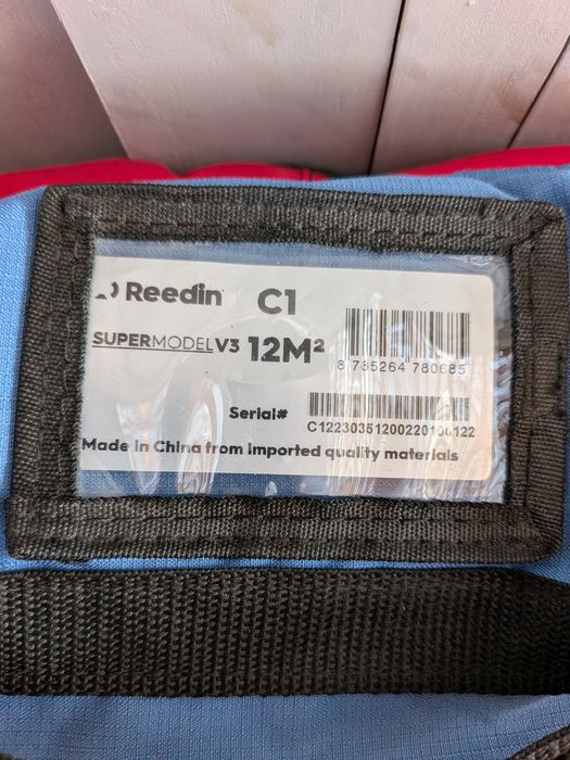 Кайт Reedin Supermodel 12m v3, 2023 почти нов