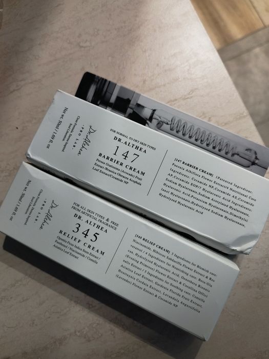 Dr. Althea Relief cream 345  и 147 бариерен и хидратиращ ежедневен кре