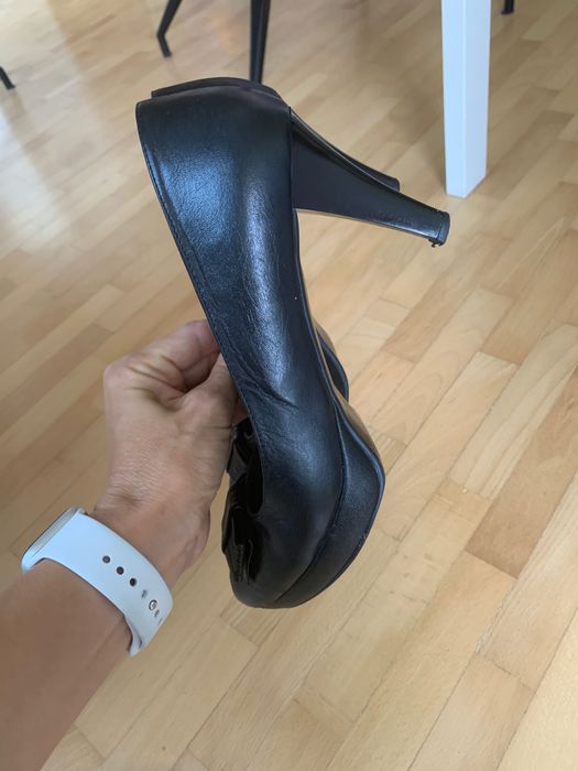 Елегантни обувки естествена кожа и боти Calvin Klein 36 номер