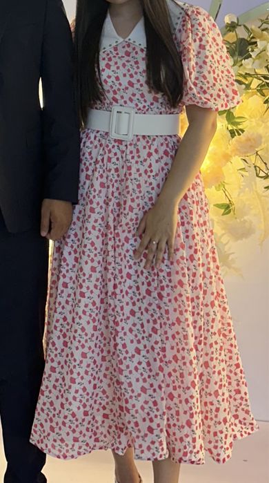 Нарядное нежное платье