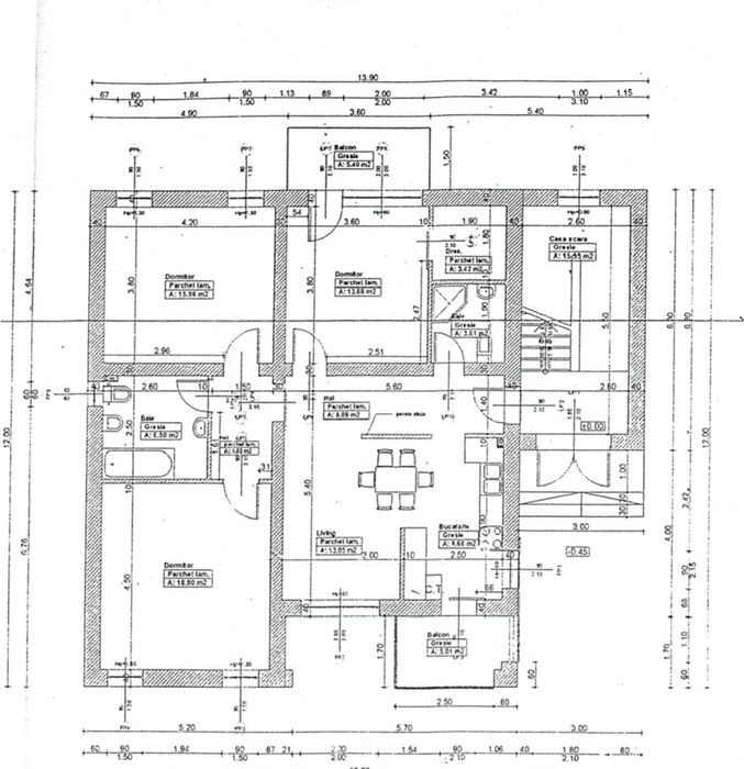 Vand urgent Apartament cu 3 camere ,doua bai,2 parcari,filigorie