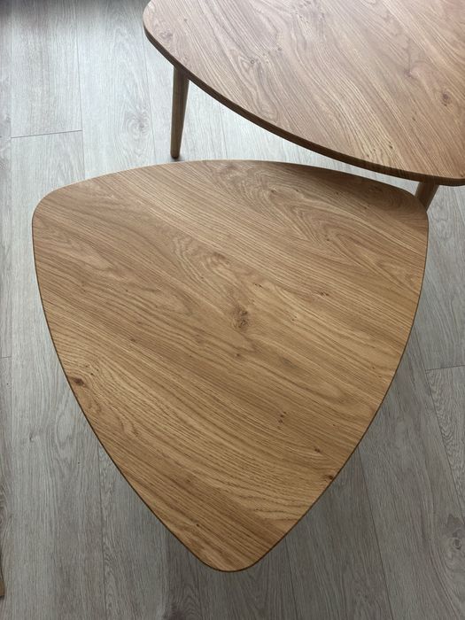 Set de 2 măsuțe Pro line stejar