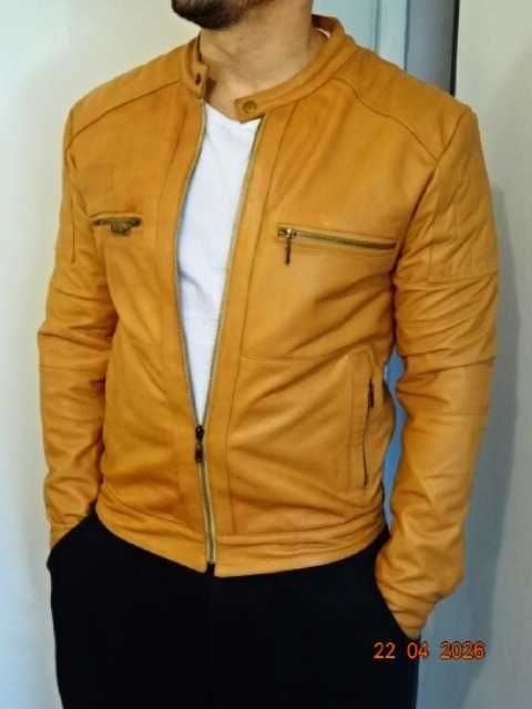 мъжко яке от естествена кожа