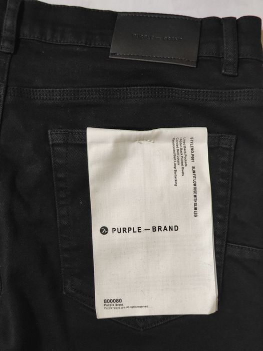 джинсы слим Purple Brand