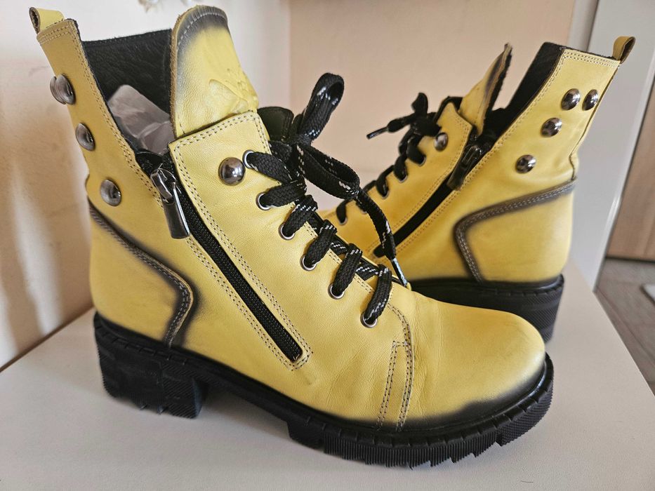 Дамски боти естествена кожа 37 номер