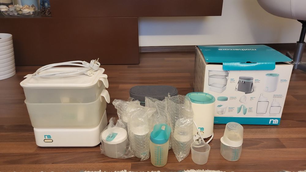 Mothercare sterilizator, biberoane,incalzitor,geanta termica,dispenser