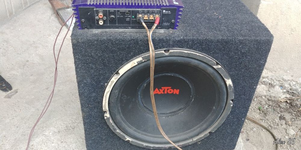 Subwoofer axton cu statie