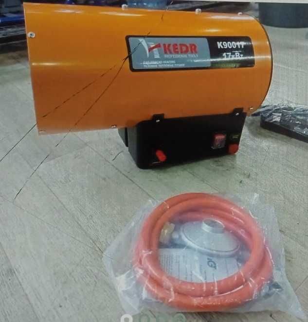 пушка рабочая  17 квт  - включали один раз    с газ баллоном 50л