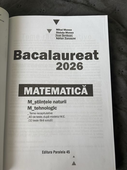 Culegere Bac Mate