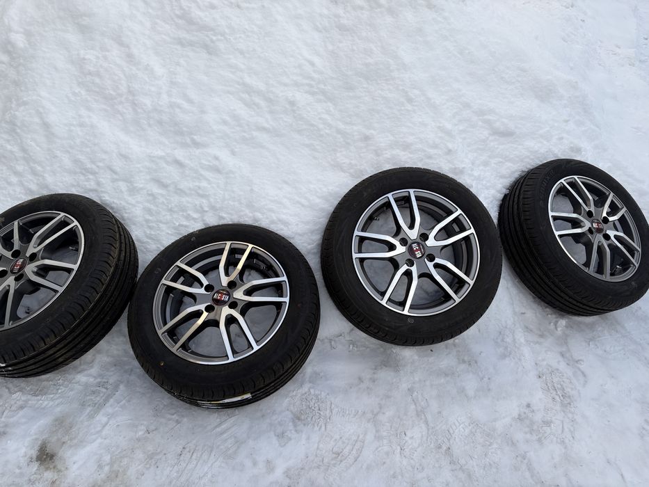 Диски с резиной разболтовка 4.98, резина 195/55/15