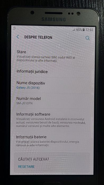 Samsung Galaxy J5 2016 funcțional perfect liber de rețea preț mic.