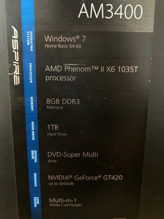 Продам системблок Acer