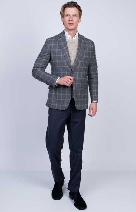 Sacou blazer slim 48 M de lux Hackett London lana respirabila