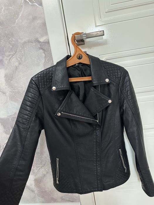 Кожанный куртка