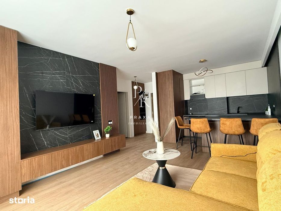 Apartament 2 camere, 45mp, terasa, LIFT, parcare, mobilat partial, str