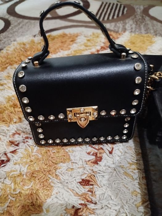 Женская сумка  с клёпками