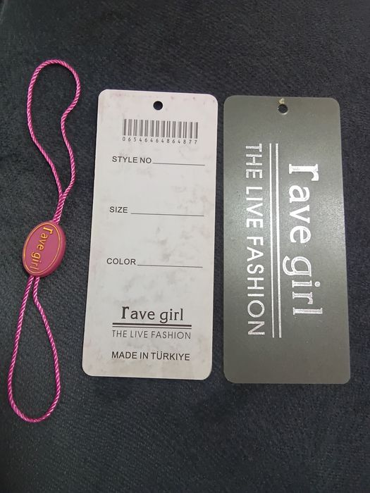 Этикетка для турецкой одежды