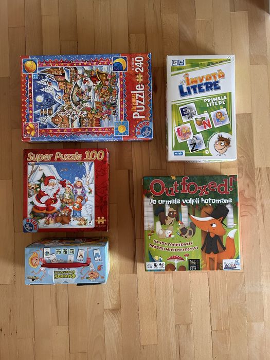 Lot complet jocuri educative și puzzle-uri | Preț avantajos!!