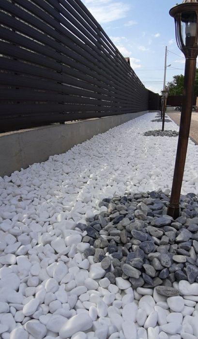 Piatra decorativa marmura alba rotunjita thasos decoratiuni gradina