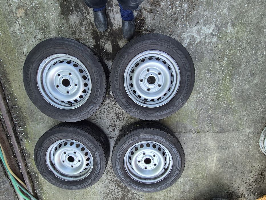 4бр стоманени джанти за Форд транзит къстъм  6.5ж Х16/ ет 60/