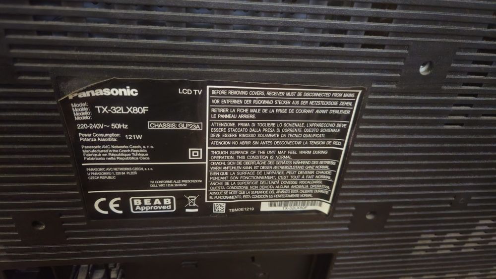 Panasonic Viera TX-32LX80F