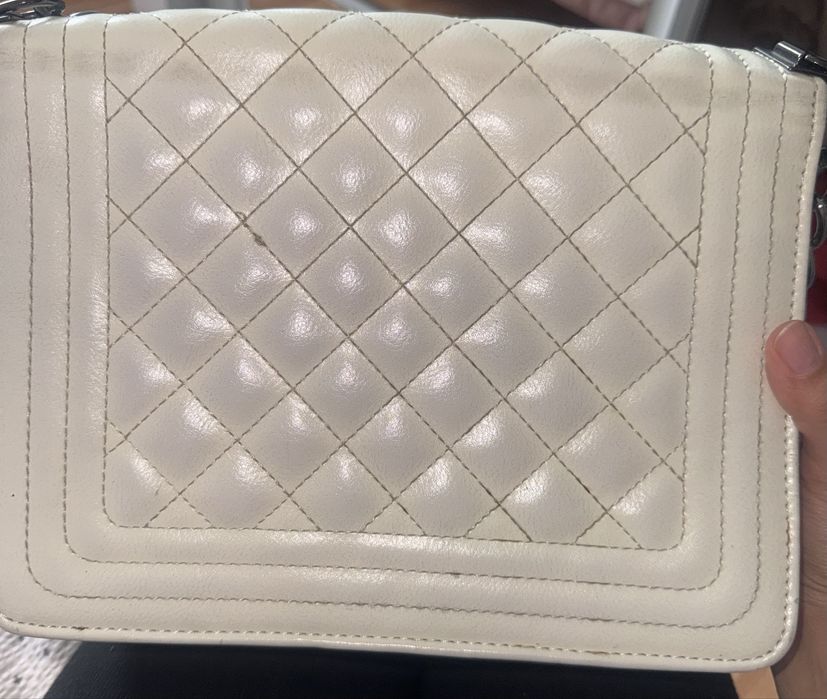 Сумка белая женская