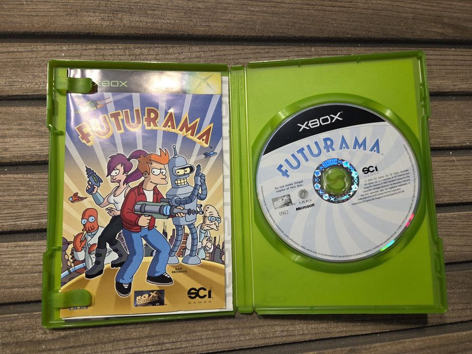Futurama Xbox Original PAL CIB Complet | Manual + Insert | Colecție Retro