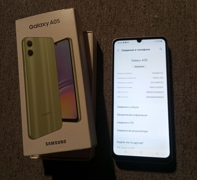 Оригинал Samsung Galaxy A05