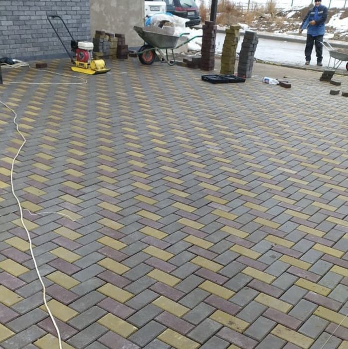 Брусчатка укладка брусчатки