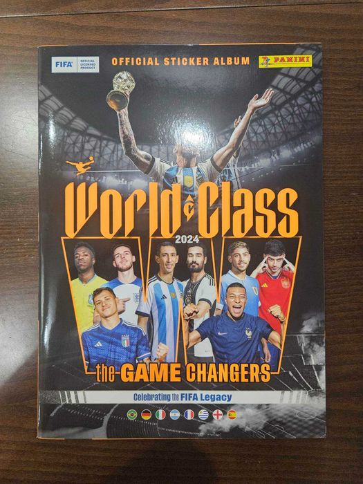 Албум за стикери World Class 2024, 100% Попълнен, Перфектно състояние!