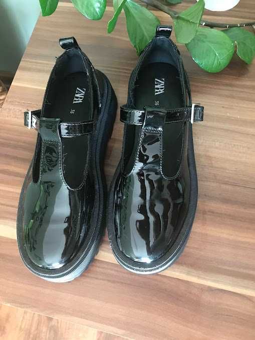Pantofi fete,femei lac Zara 36