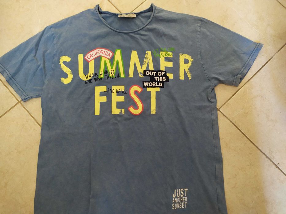 Неупотребявани тениски за момче - 8 години - цена за всички