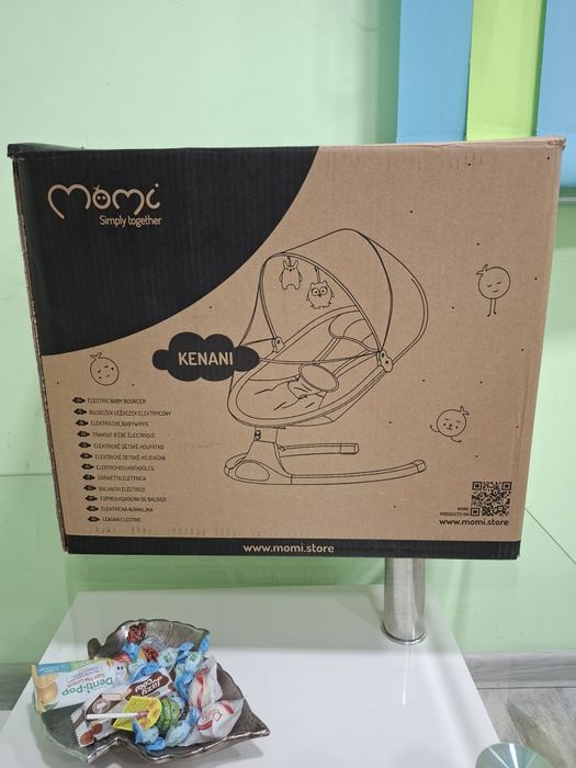 Бебешка люлка шезлонг - Momi Kenani - електрическа в гаранция