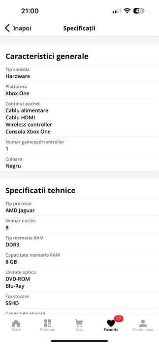 Consola Microsoft Xbox One 1TB SSHD Elite Bundle