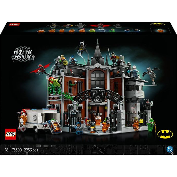 Lego 76300 Аркам Асайлъм , Lego Batman,  Lego DC Arkham Asylum 76300,  2953 части