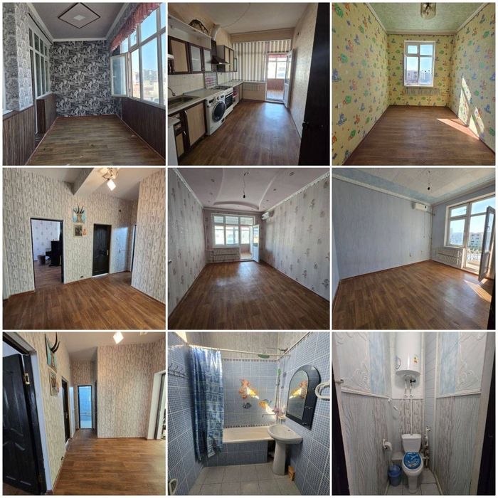 г.Зарафшан Навоинская область Продаётся 3х комн квартира 14мкр 1 дом 1