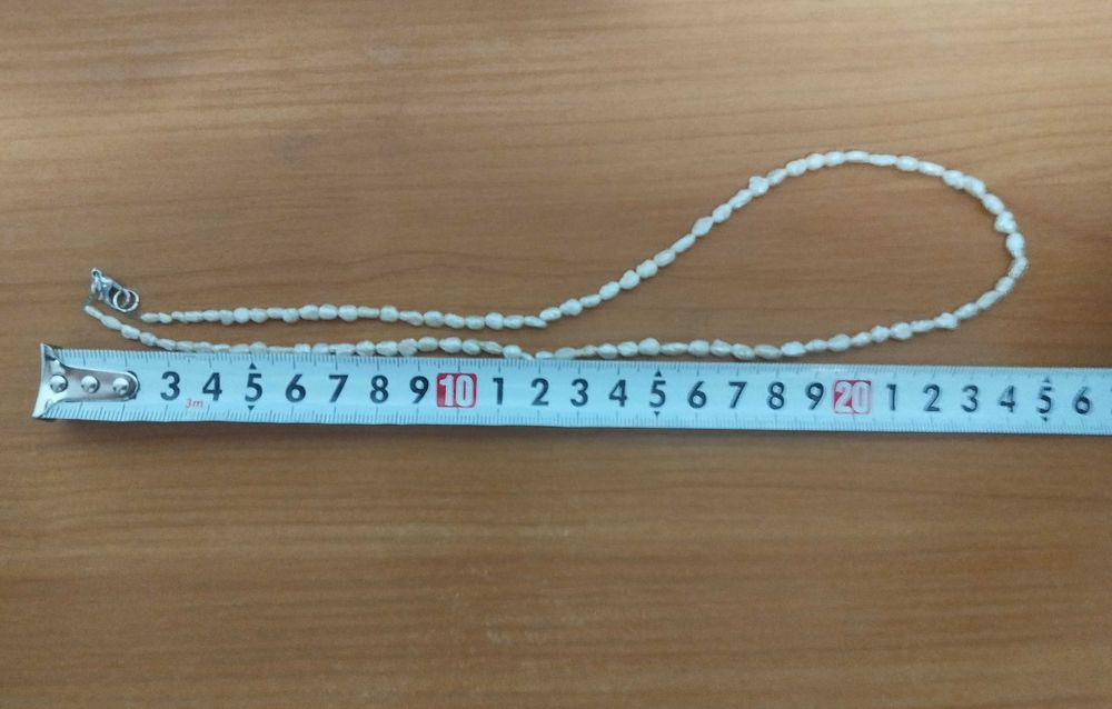 Бусы из натурального жемчуга. Речной жемчуг