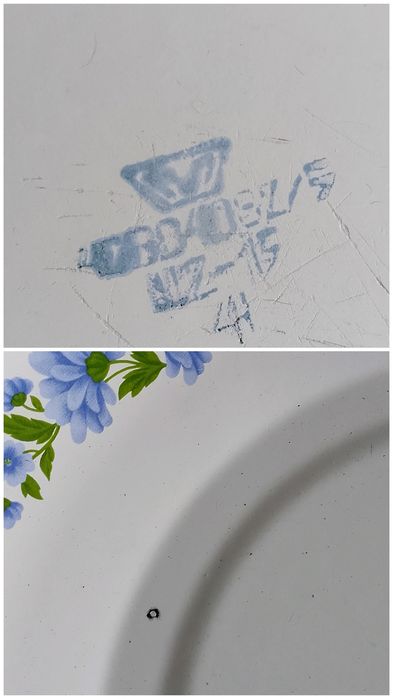 Эмалированное блюдо СССР 41 см (ЛМЗ).