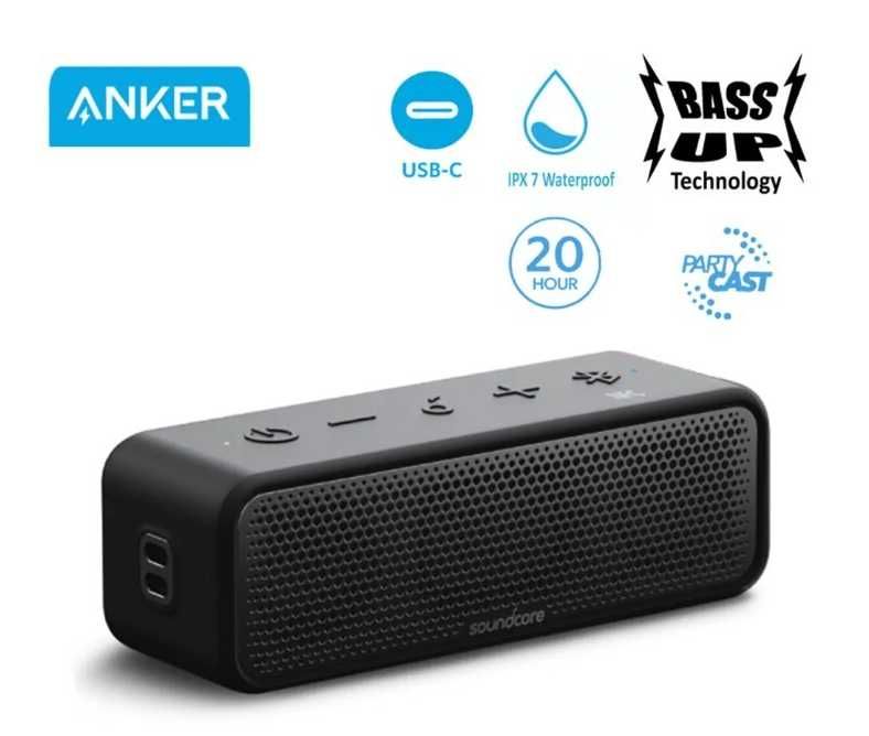 Портативная колонка Anker Select 2  - Мощный звук для приключений